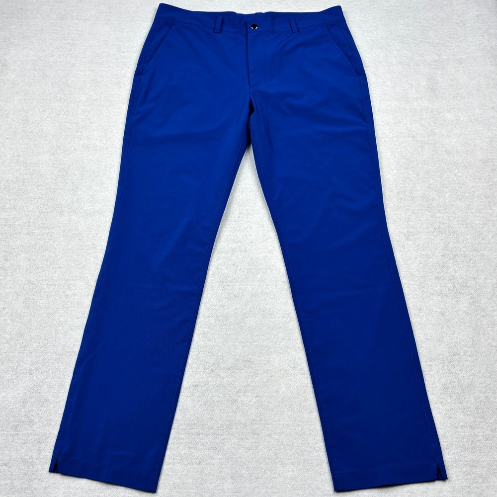 Vineyard Vines Fairway Pants Mens 34x32 Blue Stretch Performance Golf Trousers